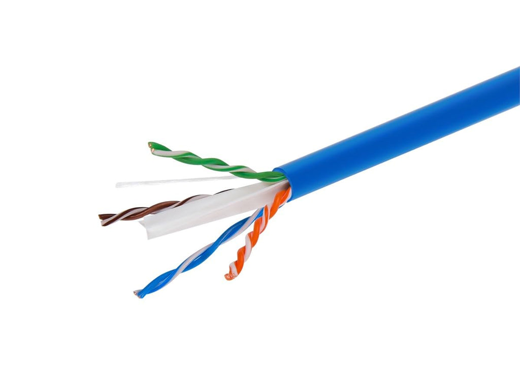Cat6 Ethernet Bulk Cable 1000 Feet Blue A998598