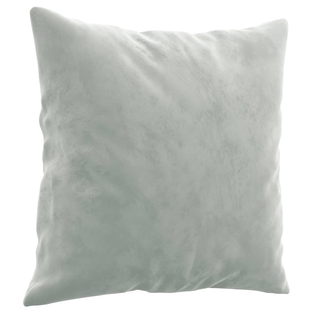 Light Gray Velvet 2 Piece Sofa Set A525