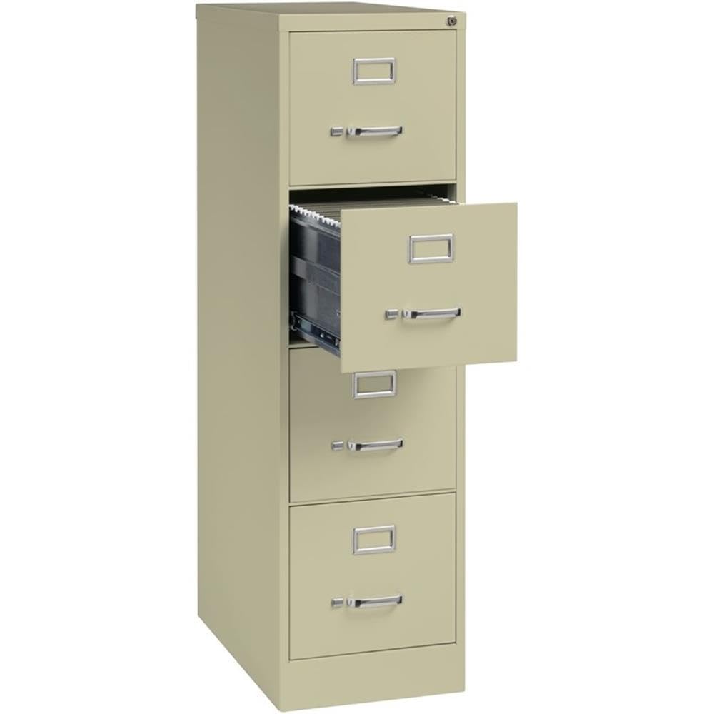 Beige 4-Drawer Metal Letter File Cabinet P96627