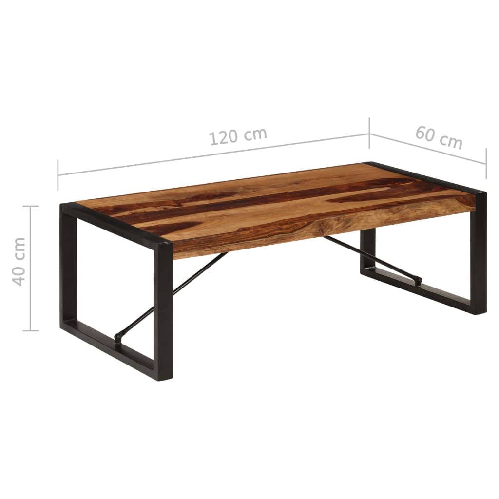 Solid Sheesham Wood Coffee Table I63424