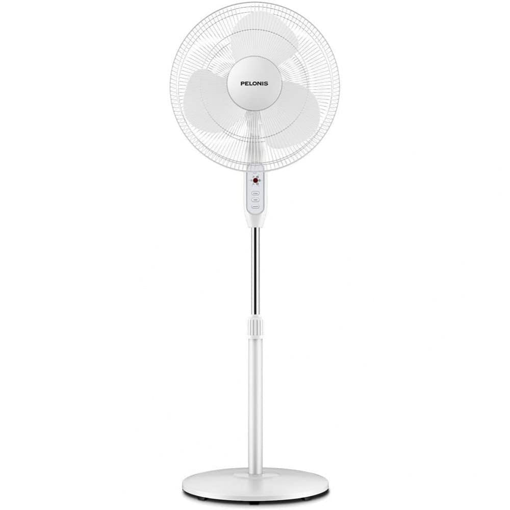 16" Adjustable Oscillating Pedestal Fan with Remote U6170