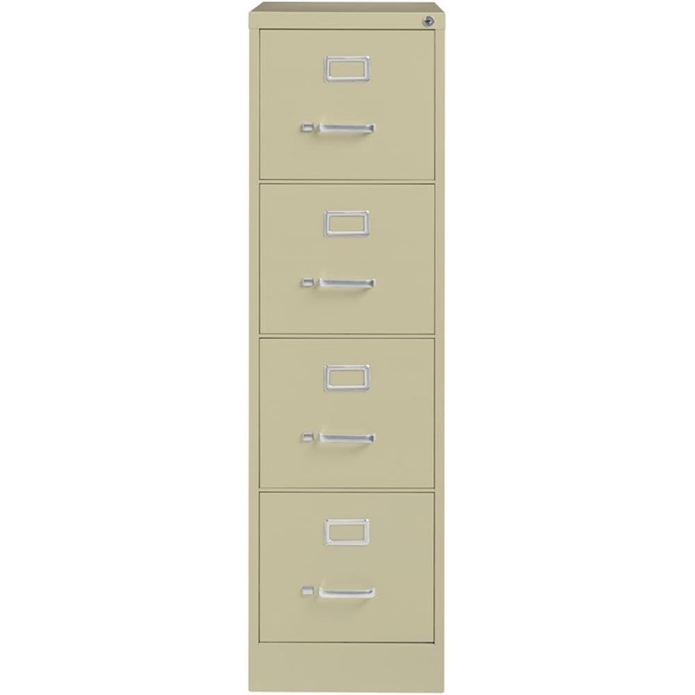 Beige 4-Drawer Metal Letter File Cabinet P96627