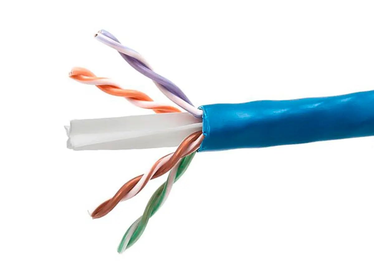 Cat6 Ethernet Bulk Cable 1000 Feet Blue A998598
