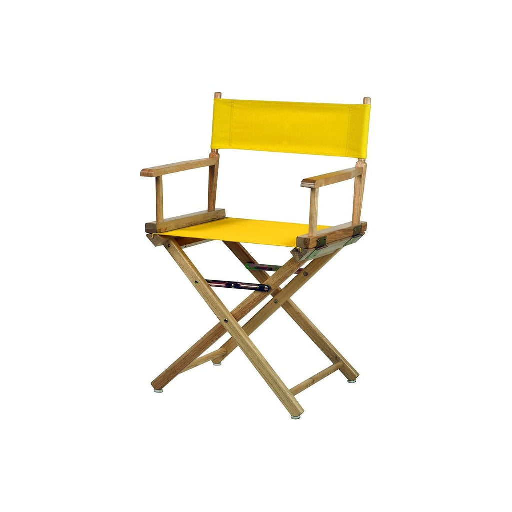 Antique 18" Solid Wood Folding Chair with Armrests P858