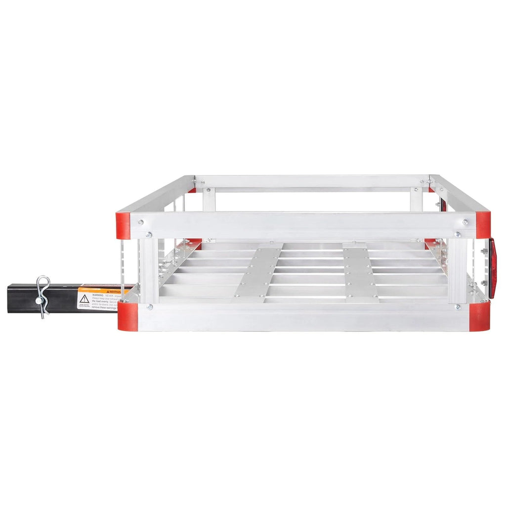 49.4x22.4x7.1 in 500lb Aluminum Hitch Mount Cargo Carrier S189465