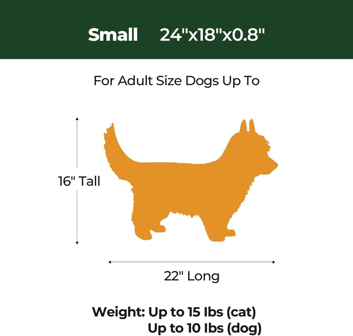 Washable Water-Resistant Dog Crate Pad K500766