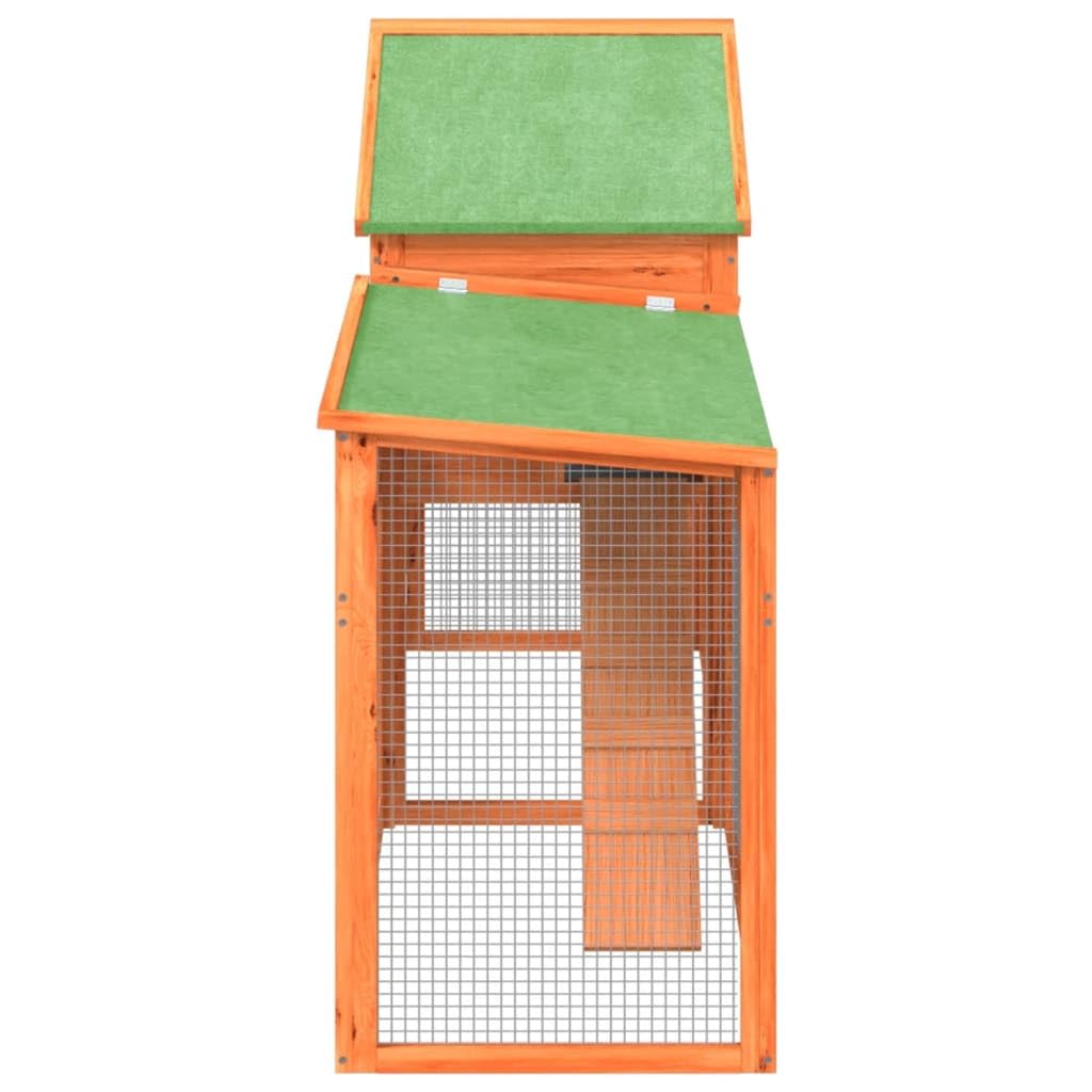 2-Tier Wooden Rabbit Hutch T72009