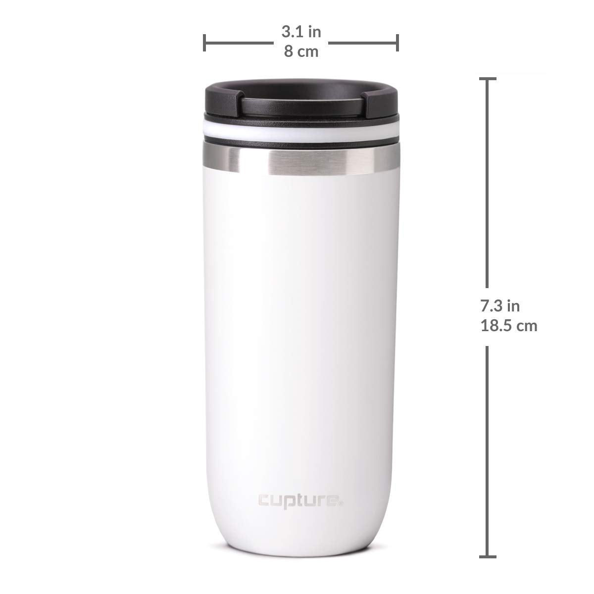 16 oz Stainless Steel Travel Mug D164