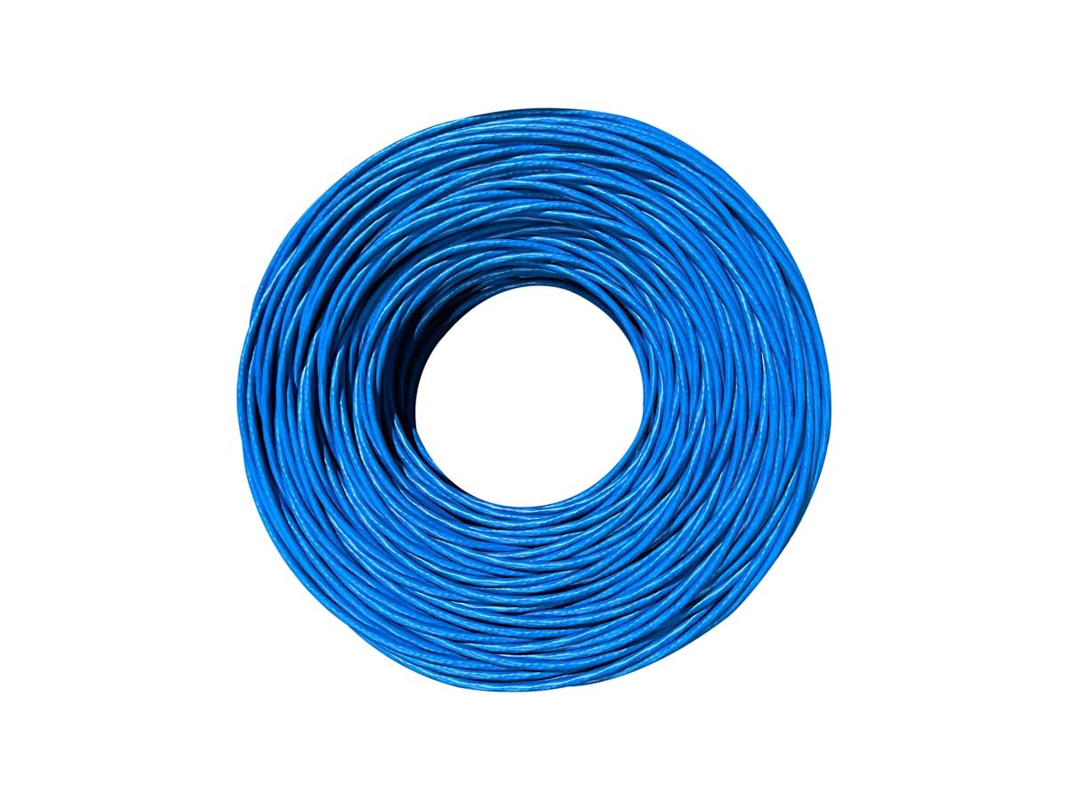 Cat6 Ethernet Bulk Cable 1000 Feet Blue A998598