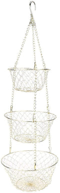 3-Tier Heavy Duty Wire Hanging Basket X316