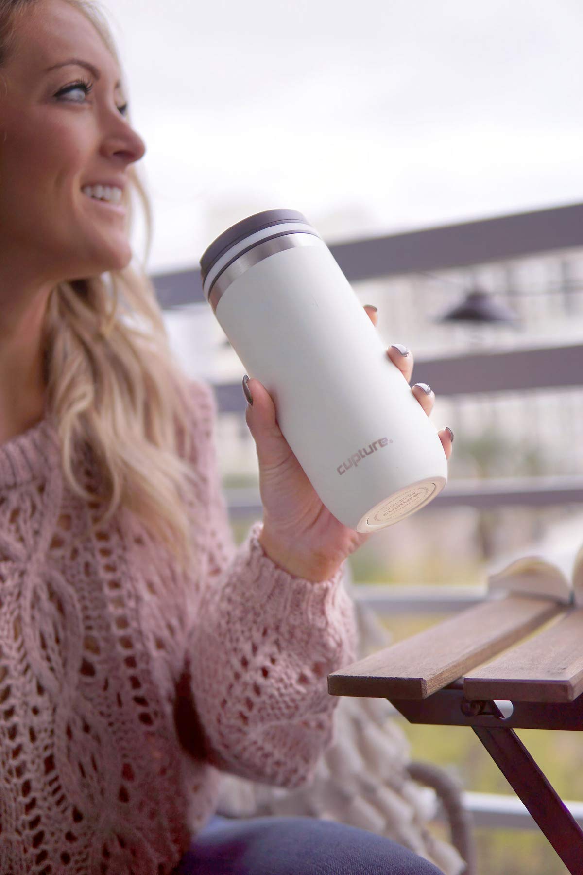 16 oz Stainless Steel Travel Mug D164