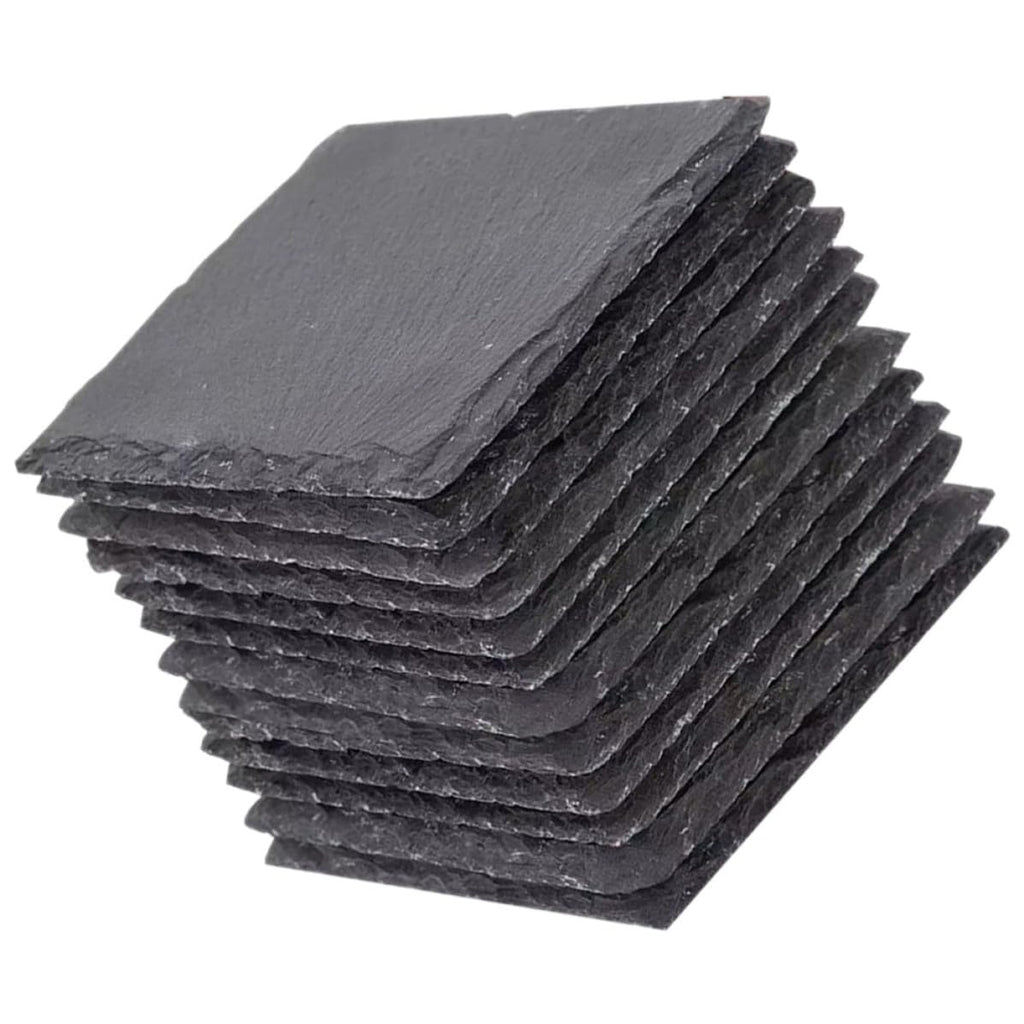 12pcs Natural Stone Drink Coasters Set Y251