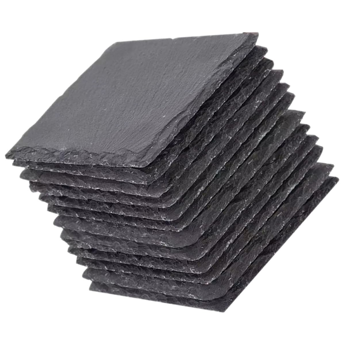 12pcs Natural Stone Drink Coasters Set Y251