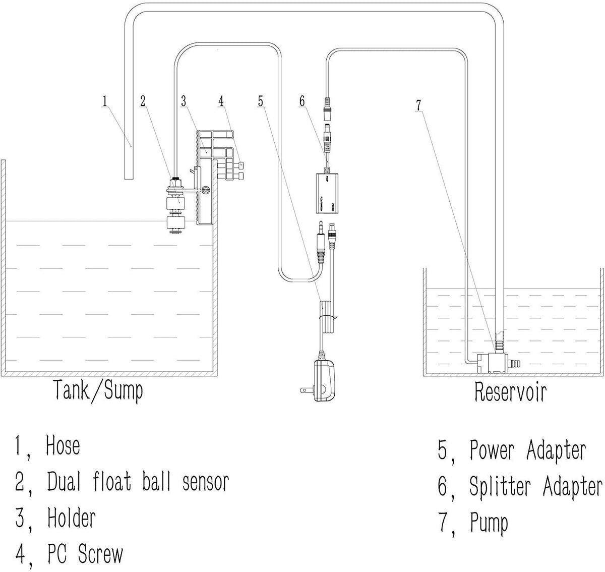 Aquarium Auto Top Off System P26992