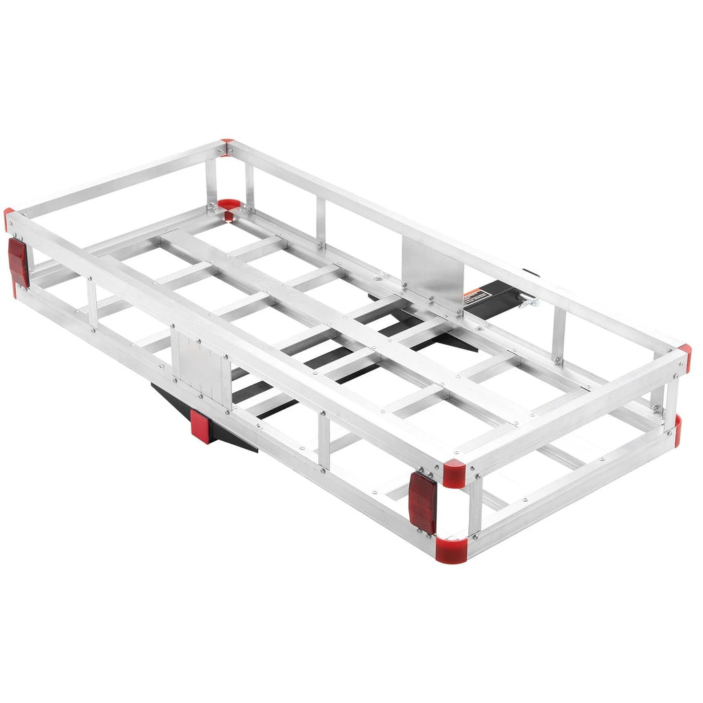49.4x22.4x7.1 in 500lb Aluminum Hitch Mount Cargo Carrier S189465