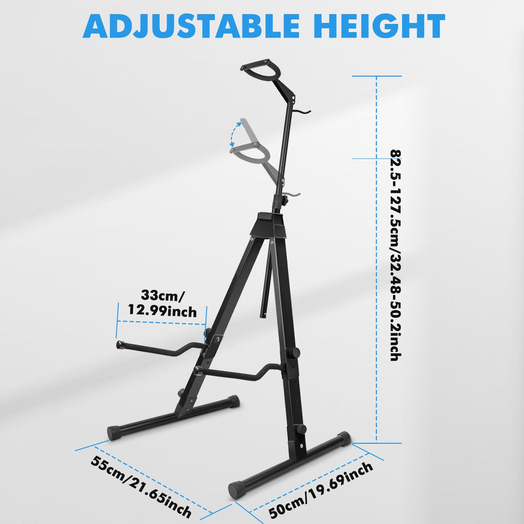 Heavy Duty Adjustable Steel Cello Stand with Bow Hook W769540