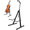 Heavy Duty Adjustable Steel Cello Stand with Bow Hook W769540