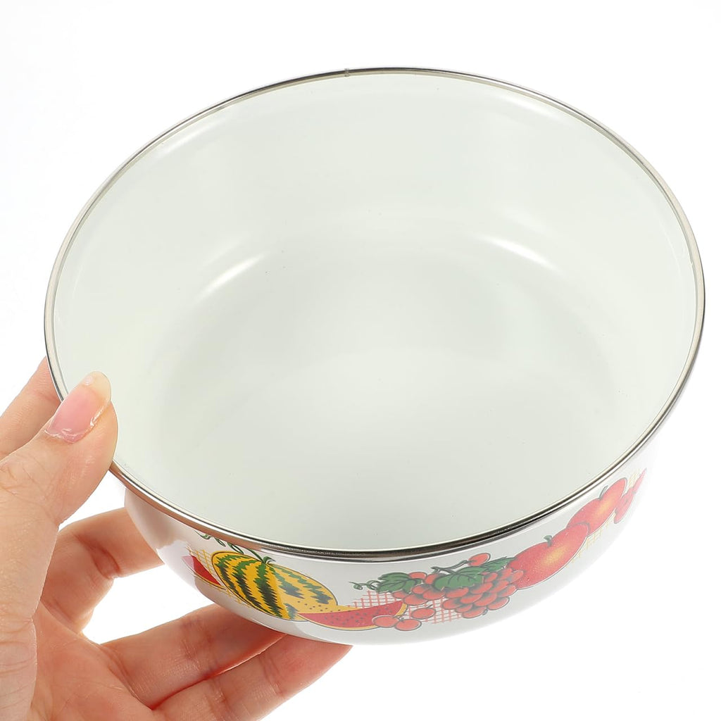 Enamel Bowls Set 3 Piece 4.72 Inch I192230