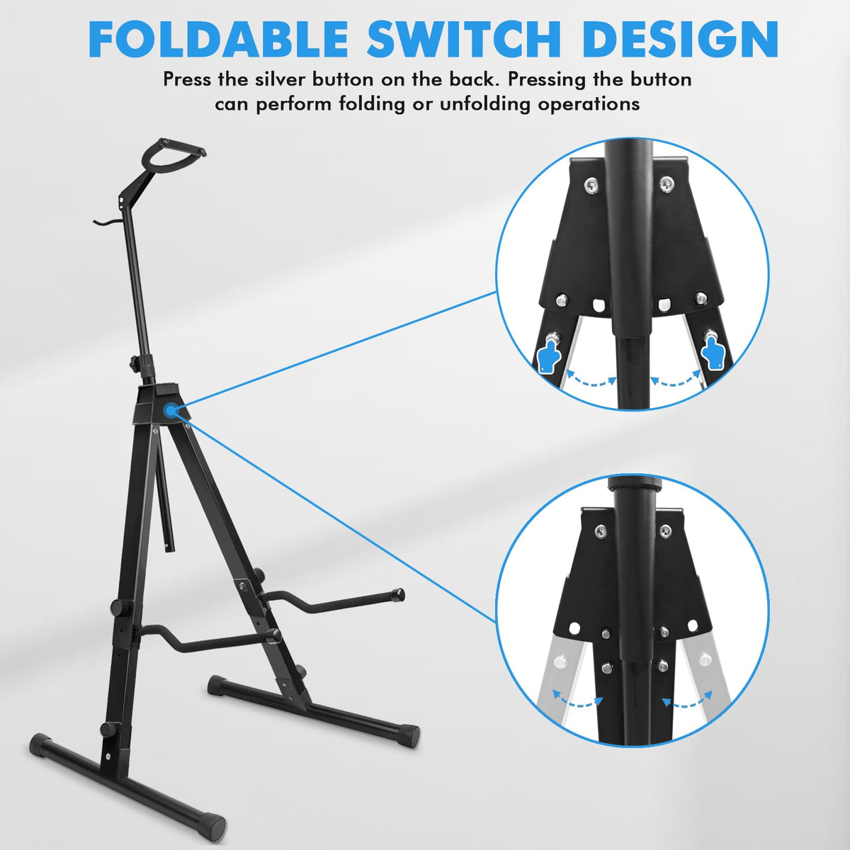 Heavy Duty Adjustable Steel Cello Stand with Bow Hook W769540