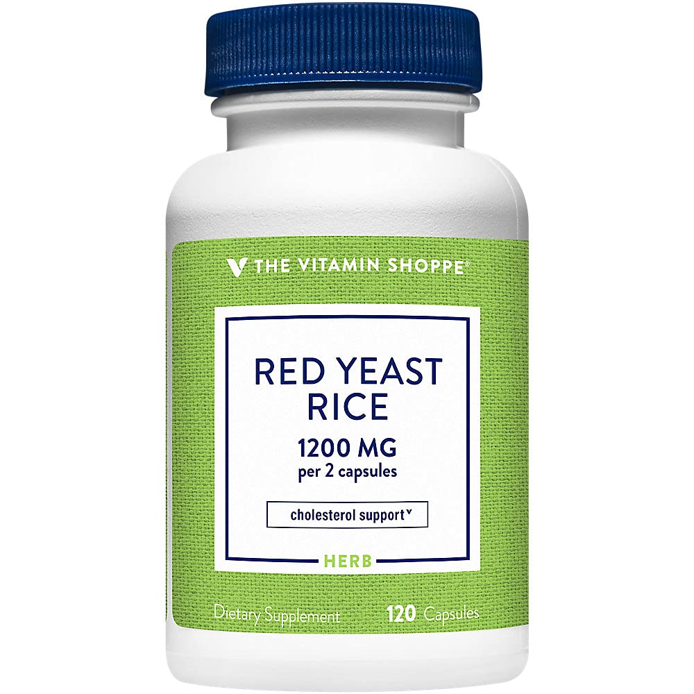 Red Yeast Rice 1200 MG 120 Capsules C45365