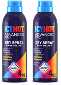 Pain Relief Dry Spray 4 oz with Menthol & Camphor Pack of 2 O81019