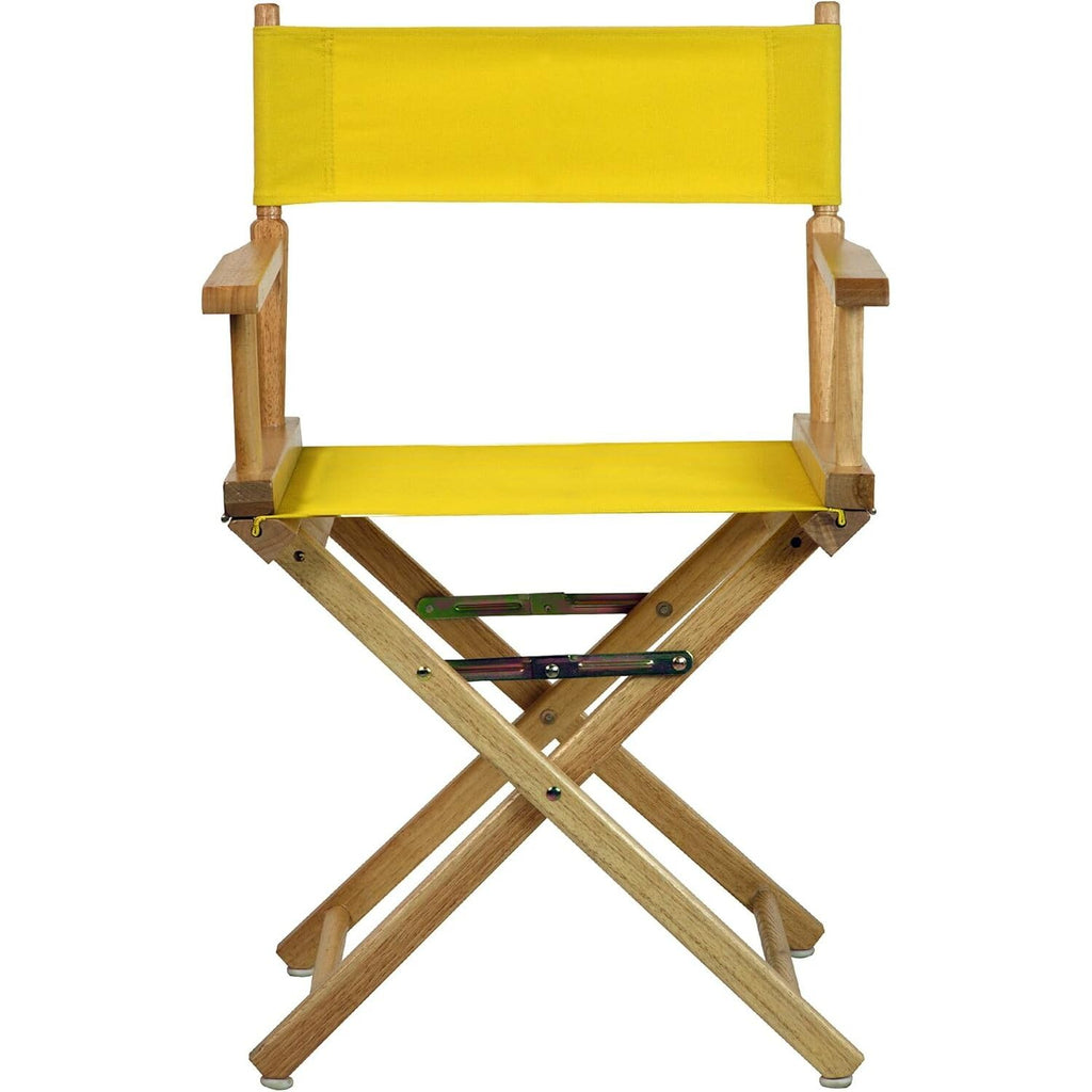 Antique 18" Solid Wood Folding Chair with Armrests P858