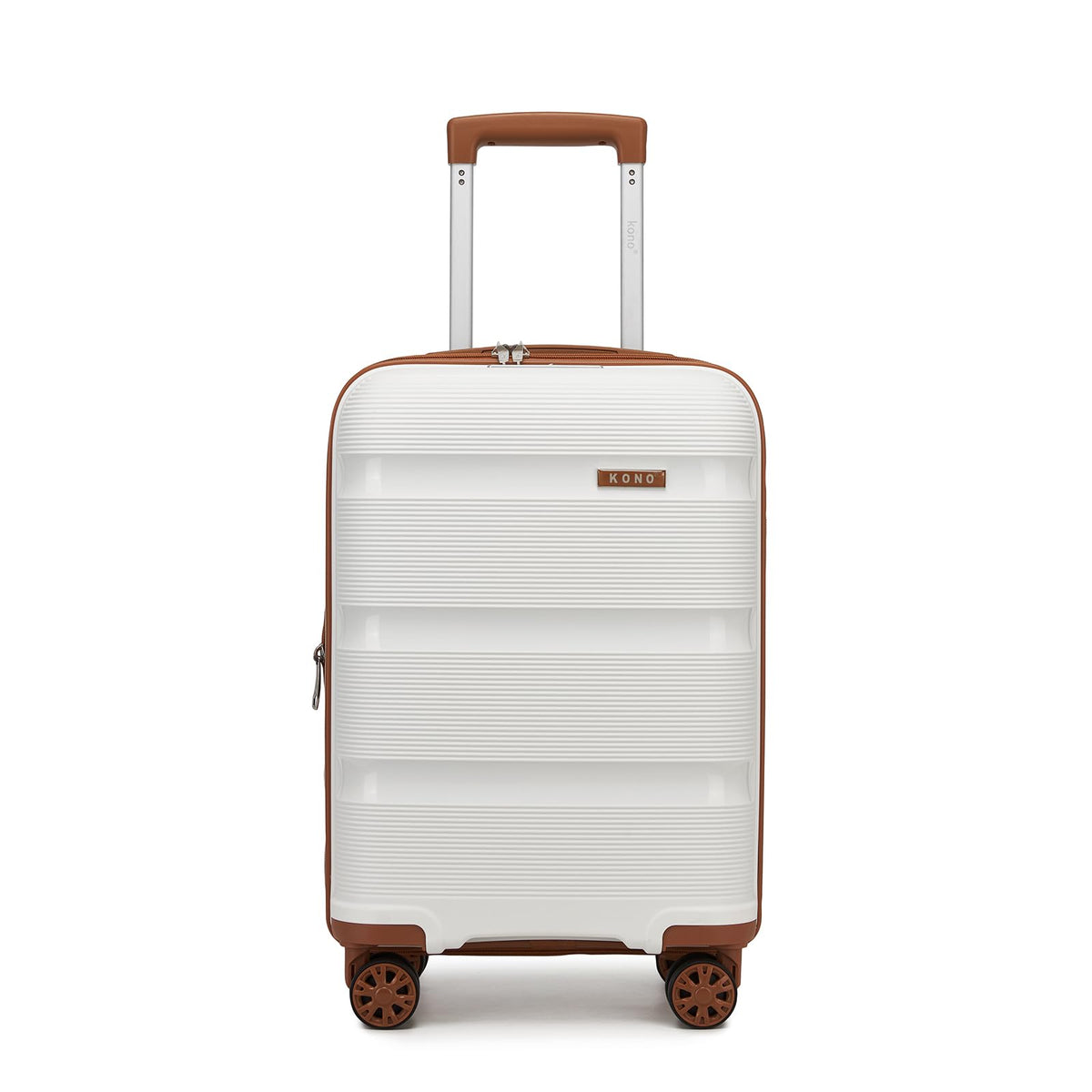20 Inch Expandable Carry on Luggage White T263346
