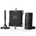 Vehicle Cell Phone Signal Booster with Omni-Directional Roof Antenna Grey C185