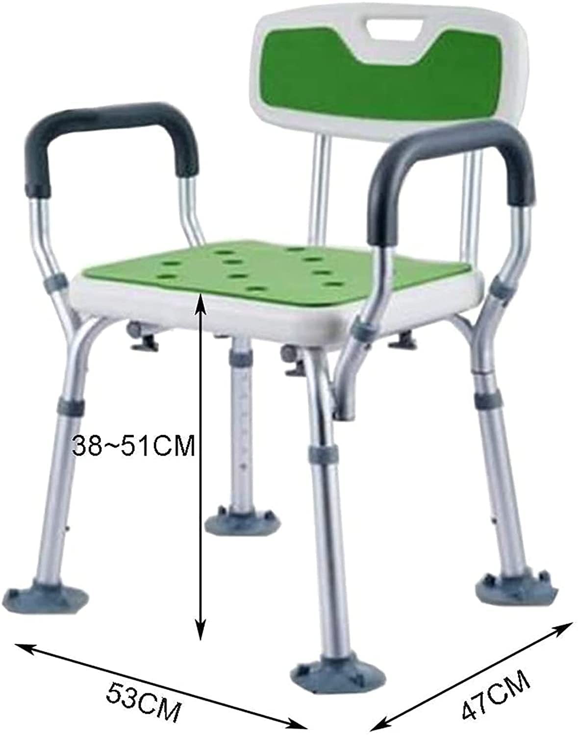 Adjustable Transfer Bench with Arms and Back Y2972