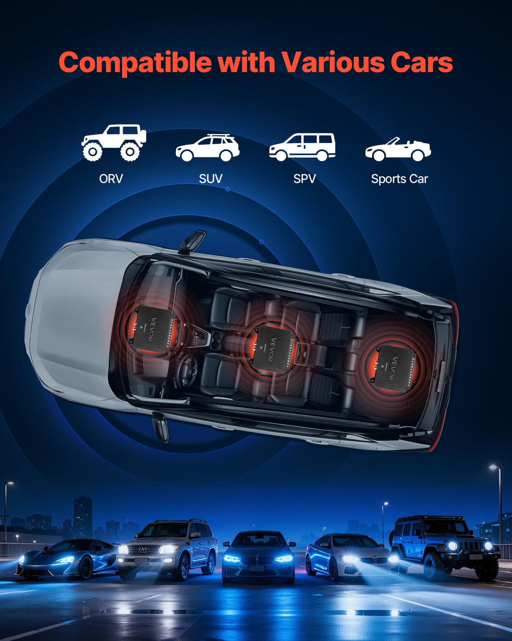4 Channel Class D Car Audio Amplifier L404
