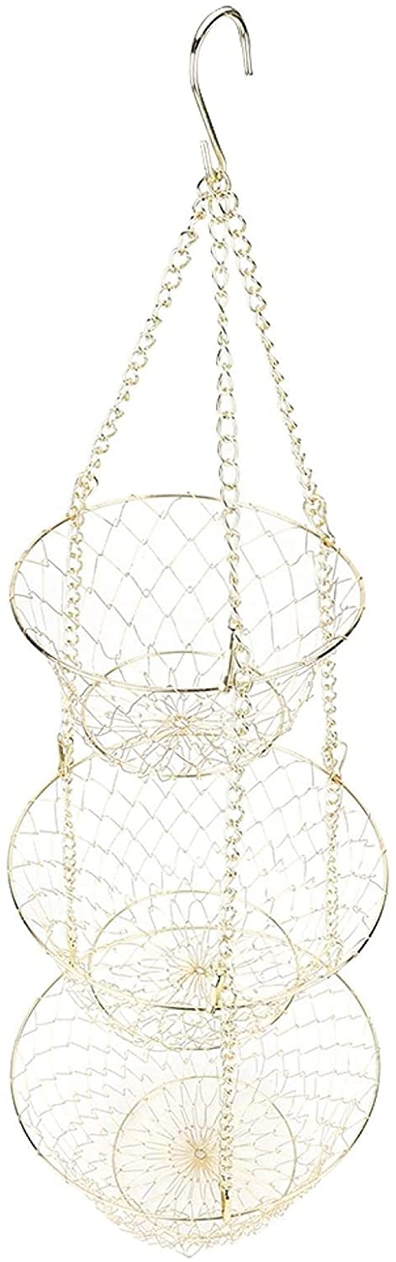 3-Tier Heavy Duty Wire Hanging Basket X316
