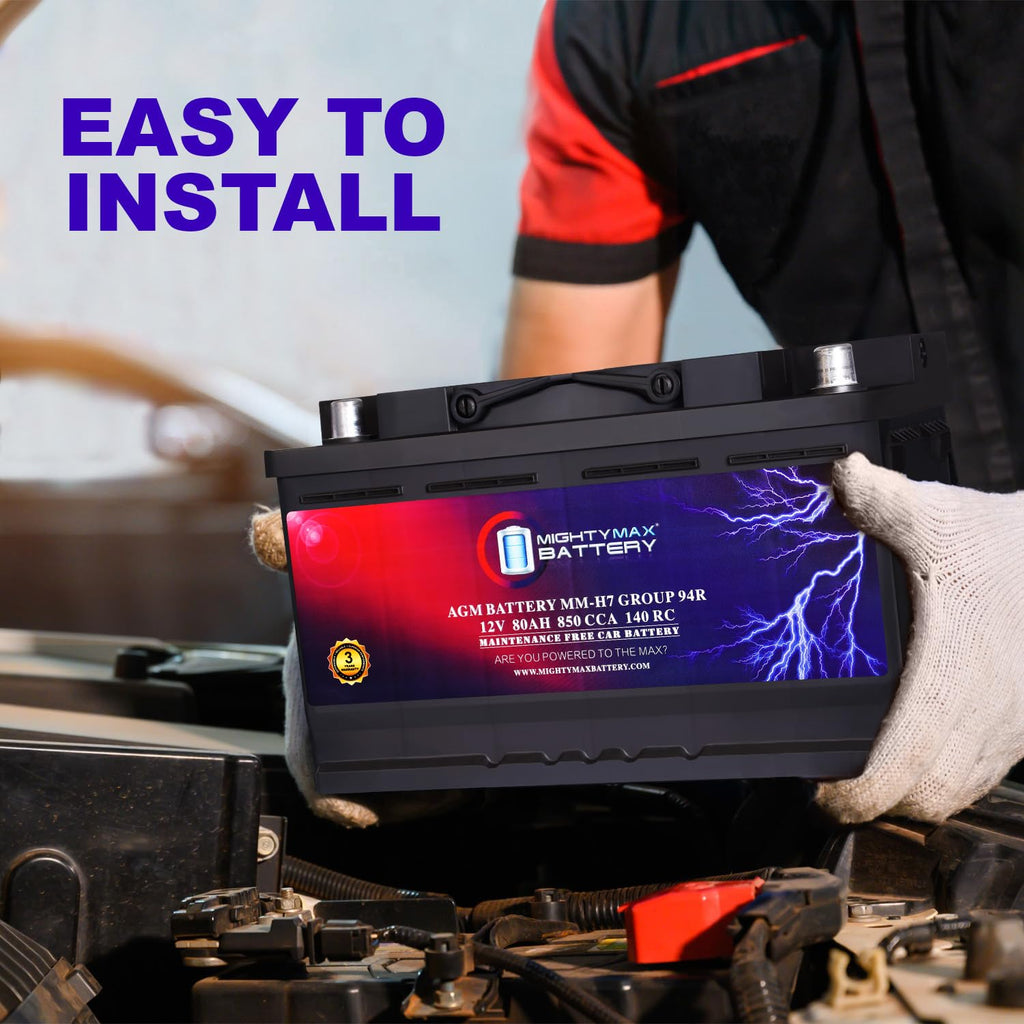 12V 80AH 850 CCA Replacement Battery S6634