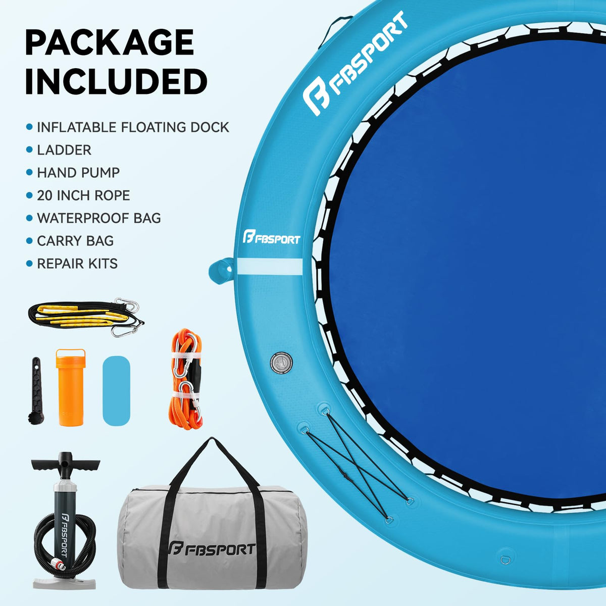 Inflatable Water Hammock Floating Ring R987605