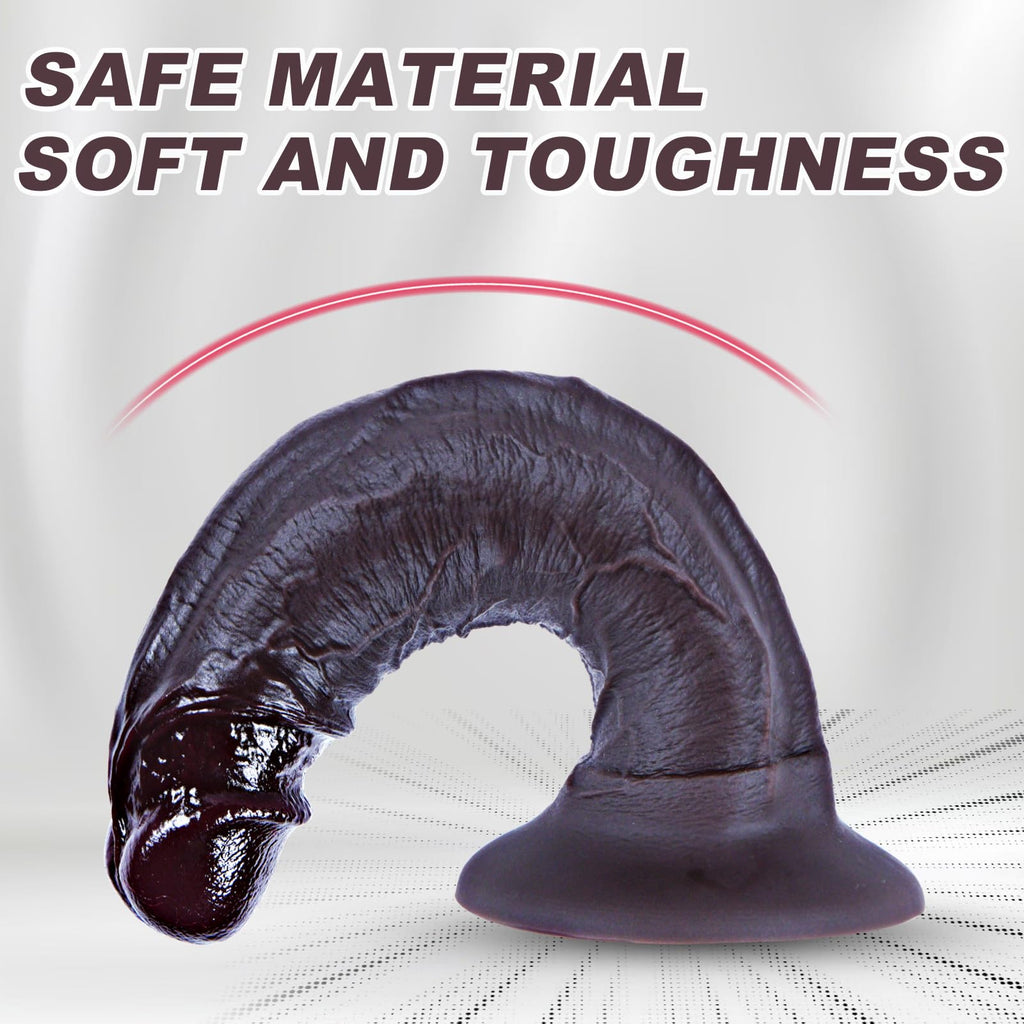 7 Inch Dual Density Silicone Dildo with Suction Cup P524
