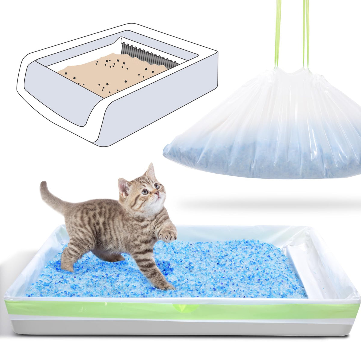 Cat Litter Liners 15 Count B59032