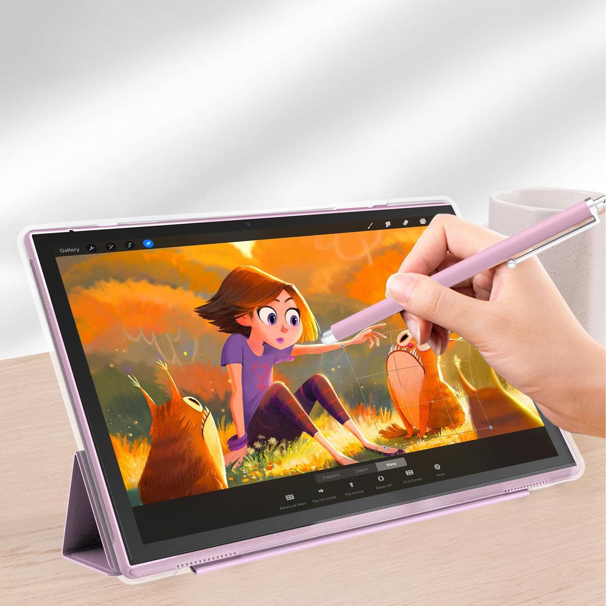 10 Inch Android Tablet with Case Stylus 8GB RAM 32GB ROM I2597