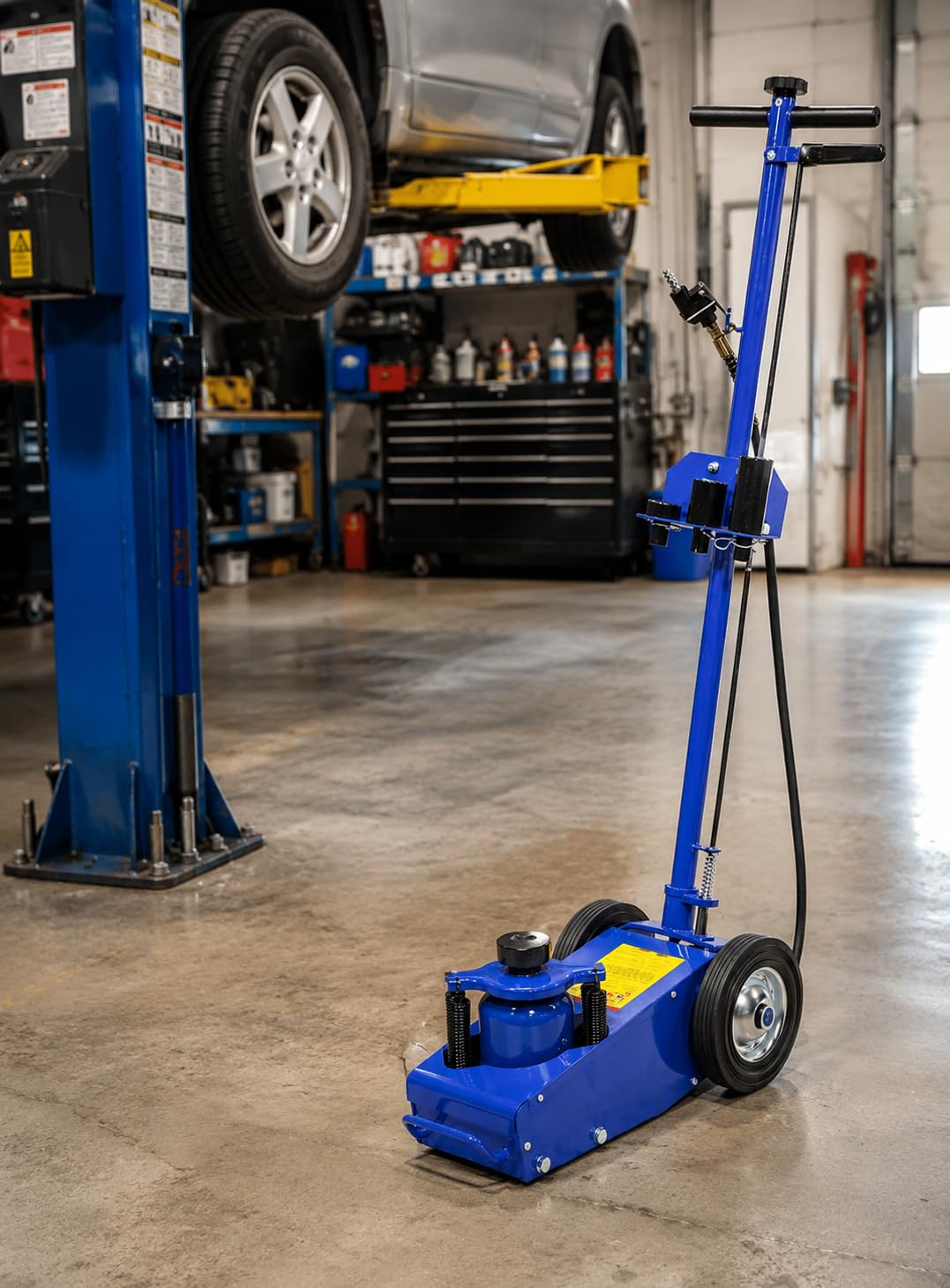 22 Ton Hydraulic Floor Jack with Extension Saddle Set J22936