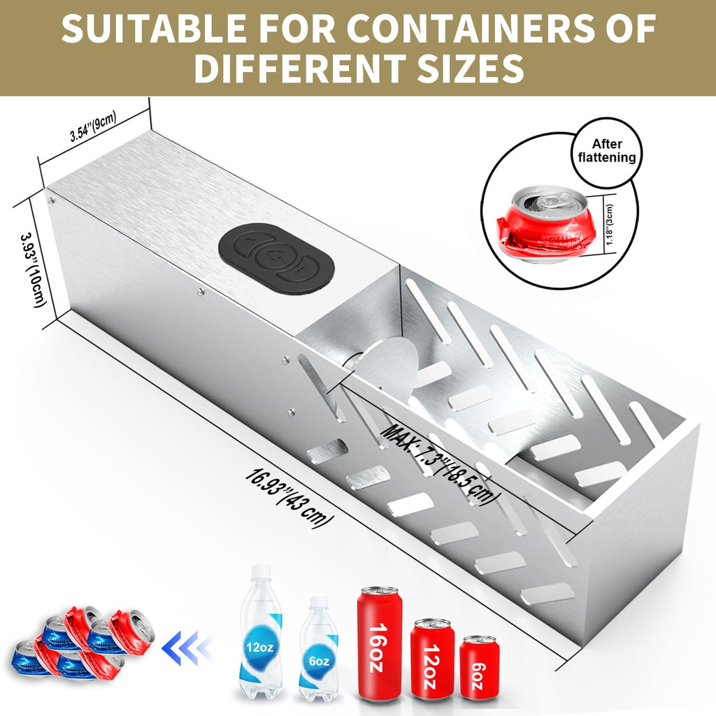Electric Can Crusher for 12oz & 16oz Cans A561941
