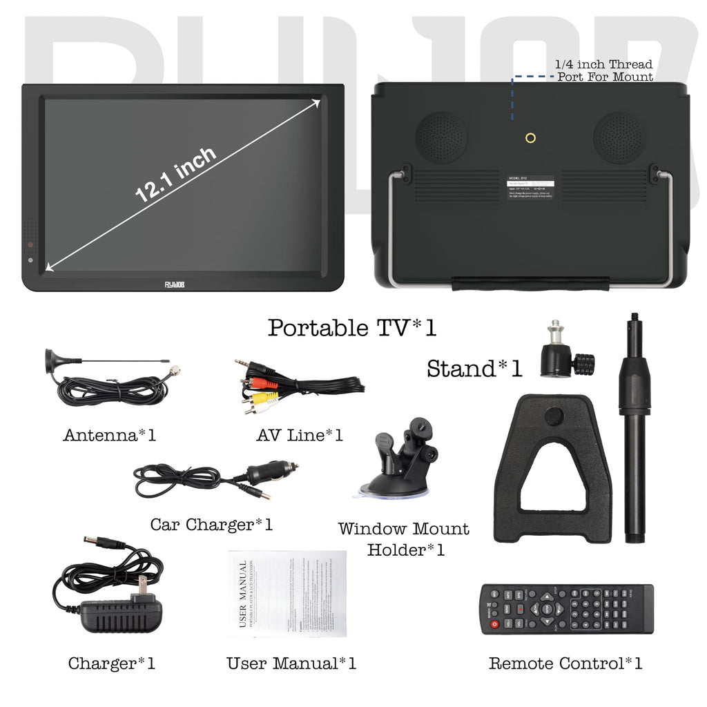 Portable Battery Powered Digital TV with Stand R577842