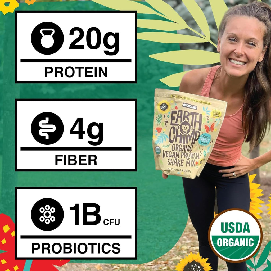 Organic Vegan Protein Powder with Probiotics V5962