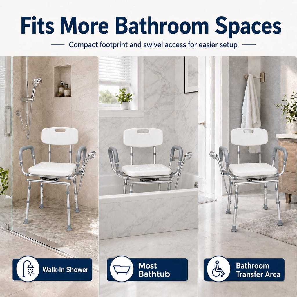 Adjustable Swivel Shower Chair X7439