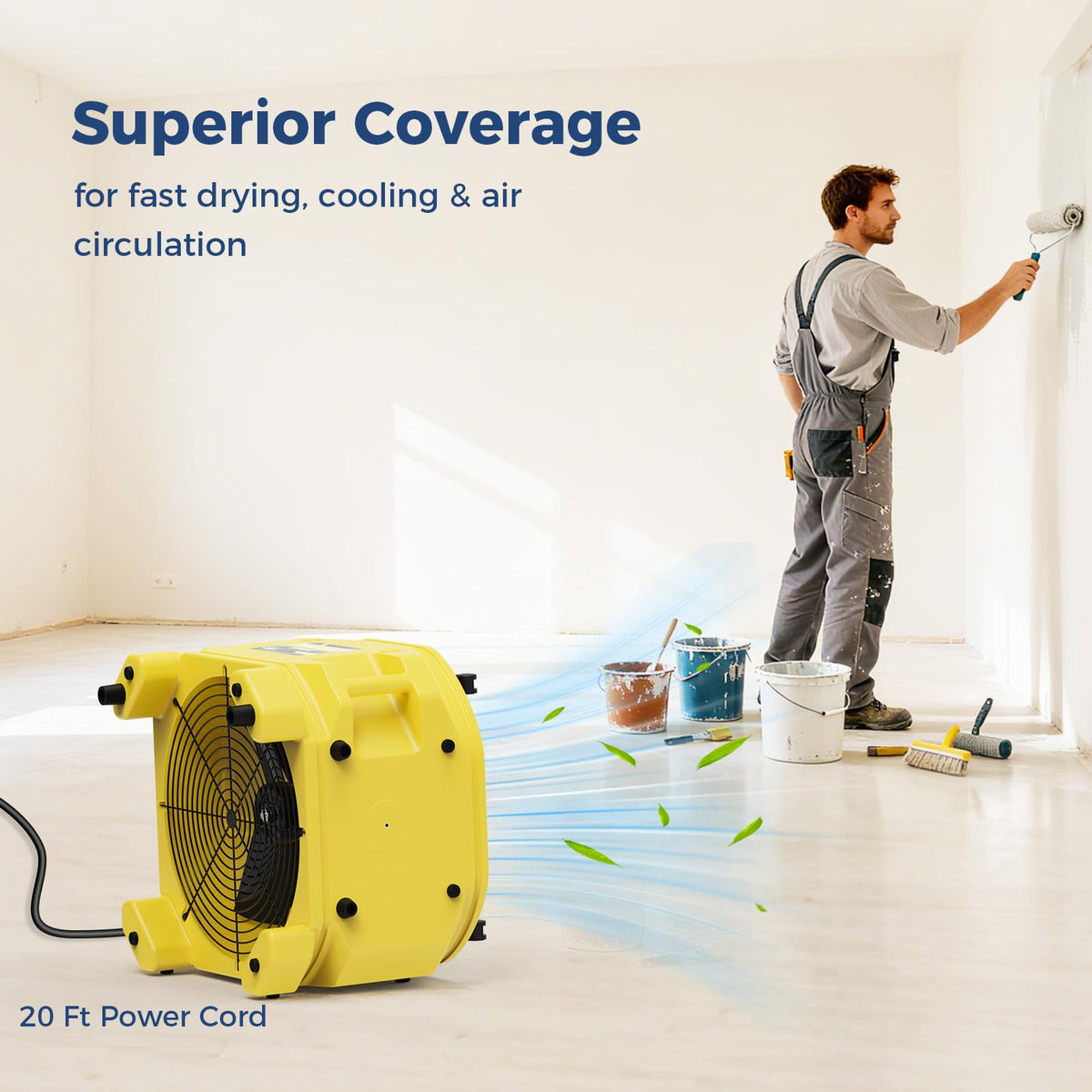 Industrial Air Mover 3000CFM Heavy Duty Fan Q257