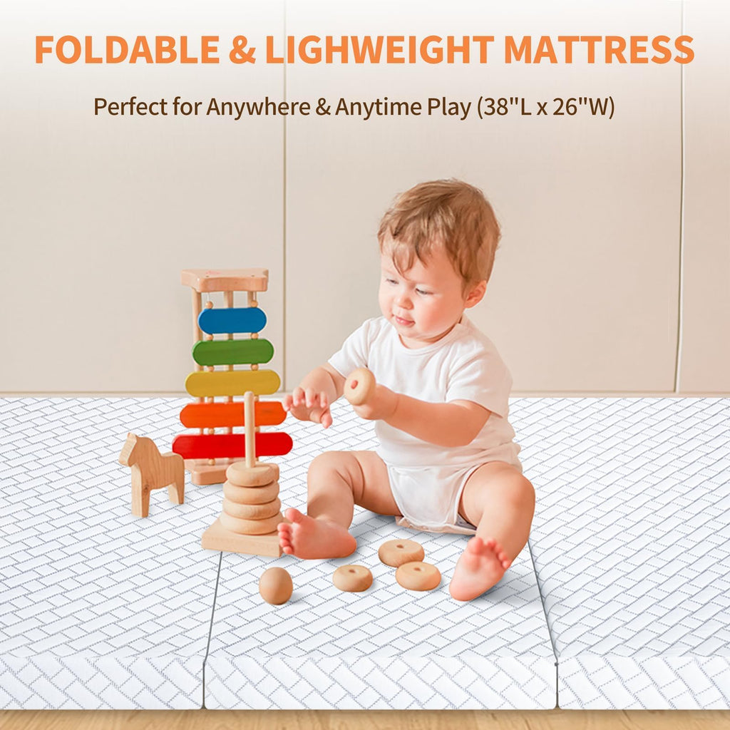 Pack N Play Mattress Trifold Memory Foam O60454