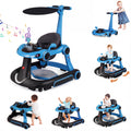 Foldable Baby Walker with Canopy and Wheels G959489