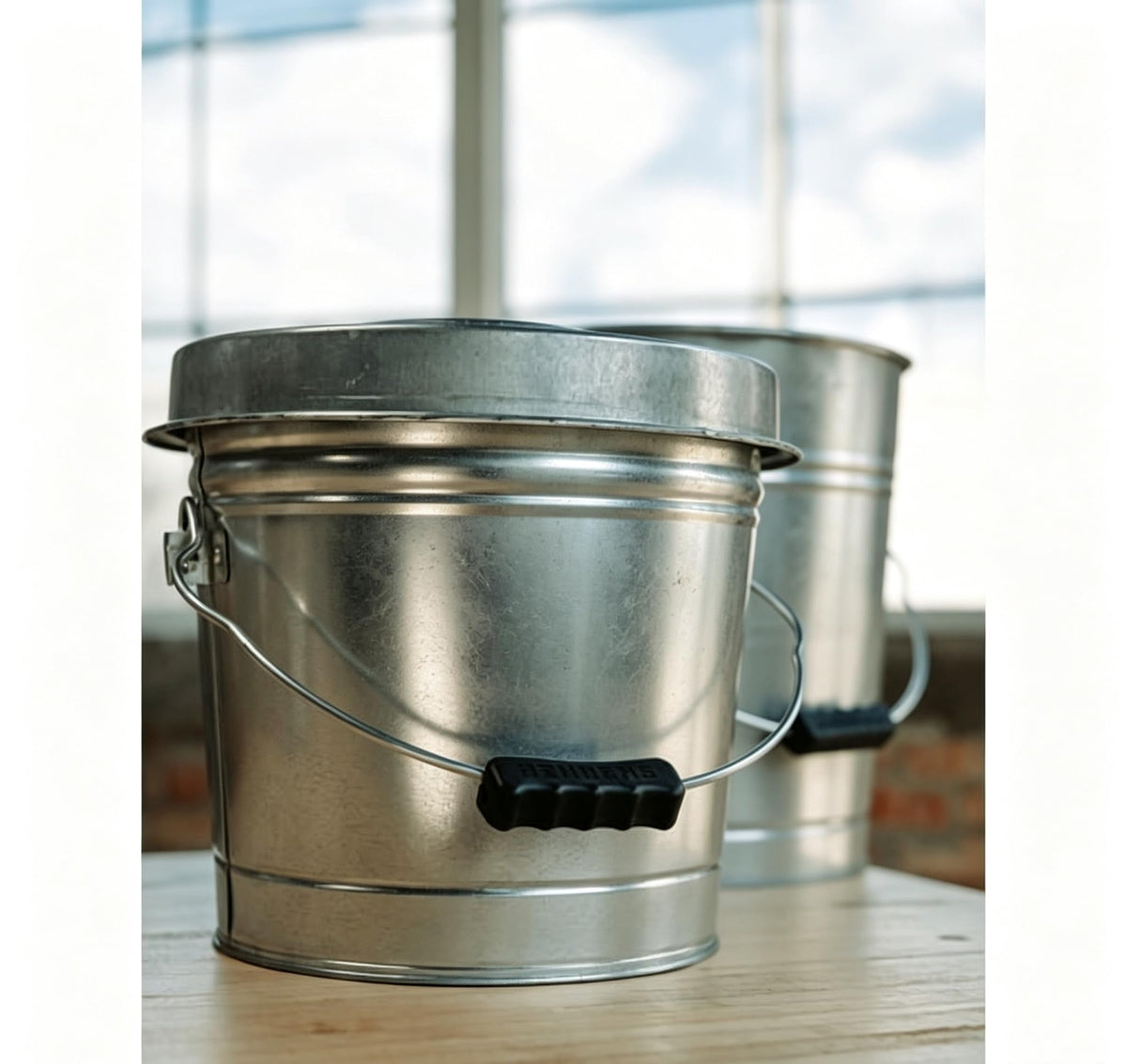 6-Gallon Galvanized Steel Storage Can M894597