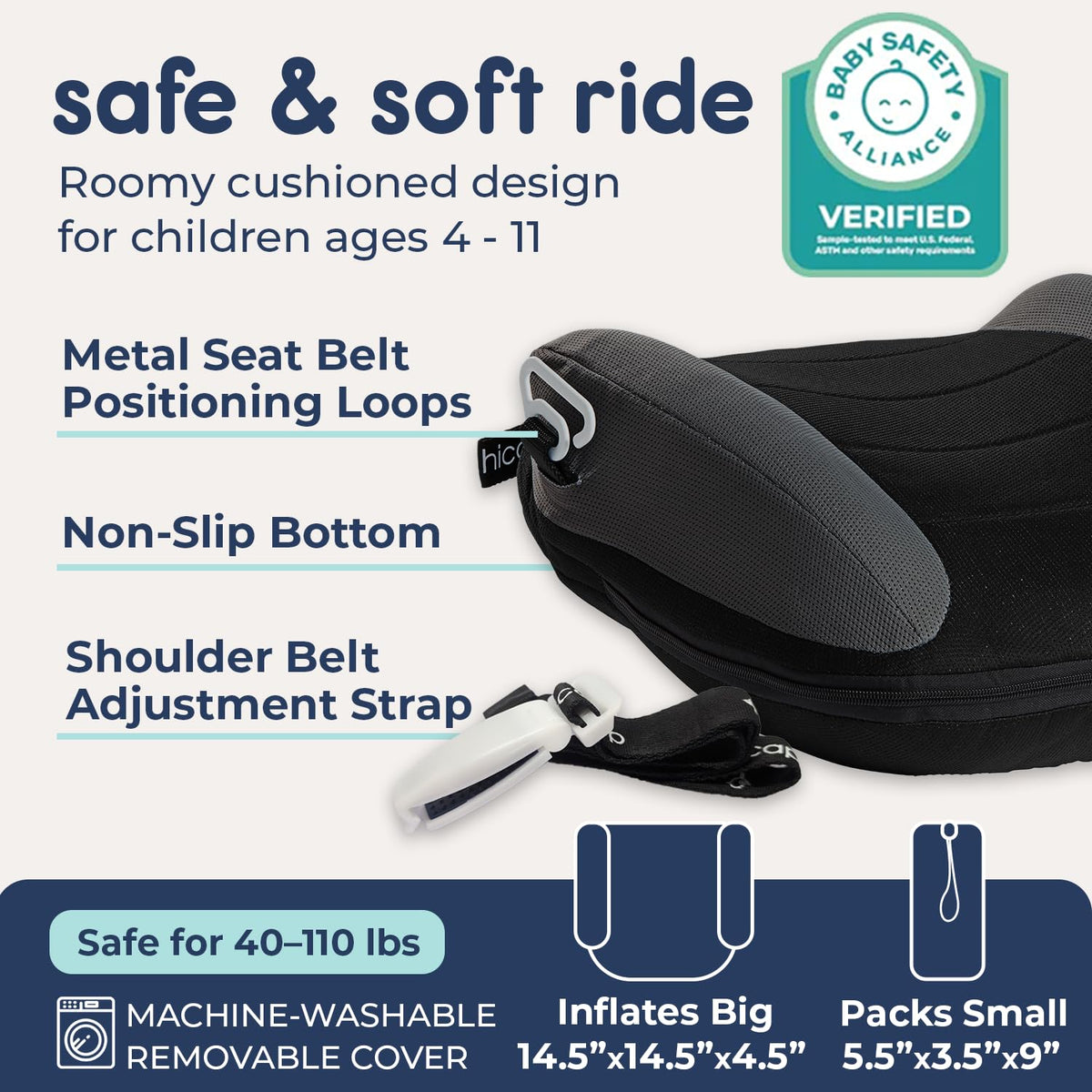 Inflatable Booster Car Seat D591