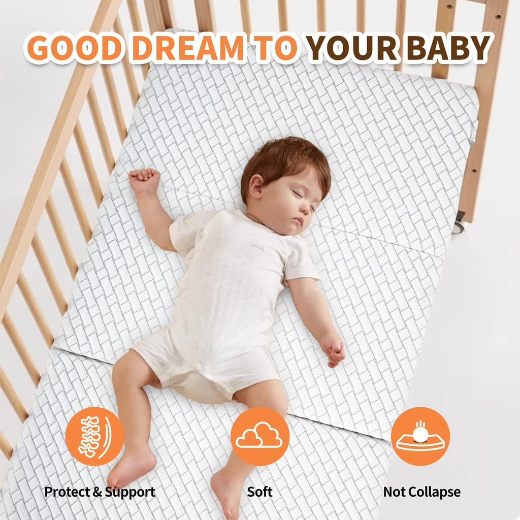 Pack N Play Mattress Trifold Memory Foam O60454