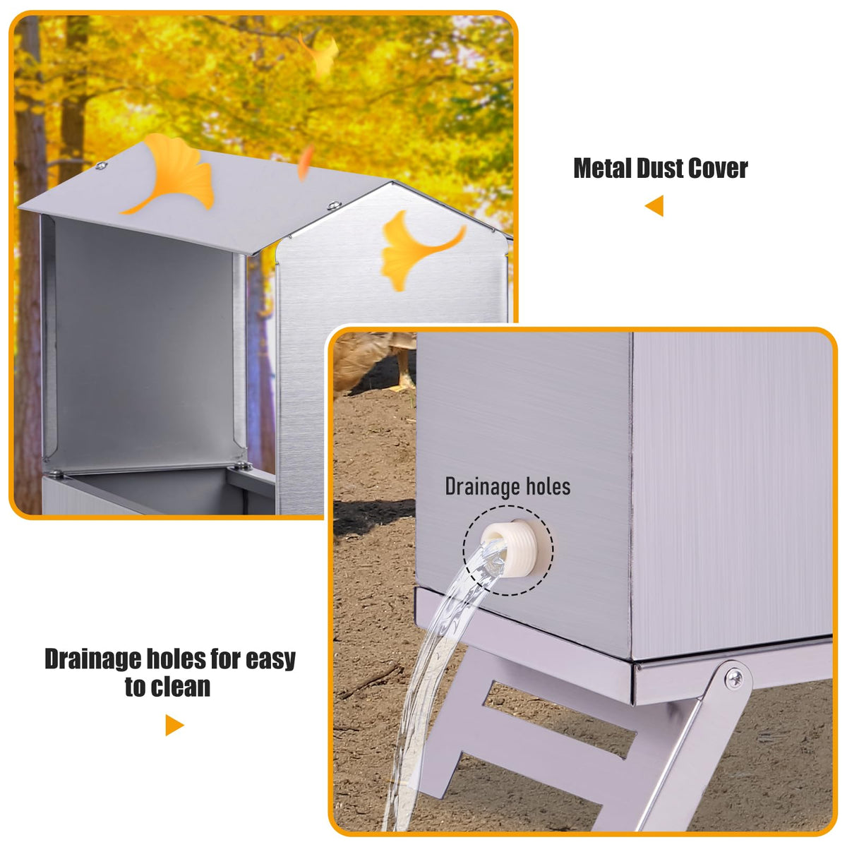 Stainless Steel Automatic Chicken Waterer K6149
