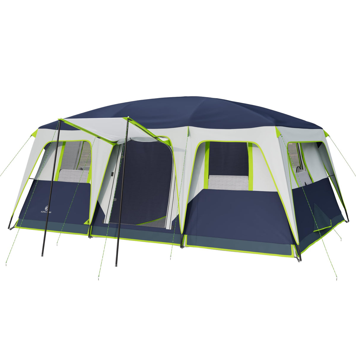 12 Person Camping Tent with Shade Canopy T440