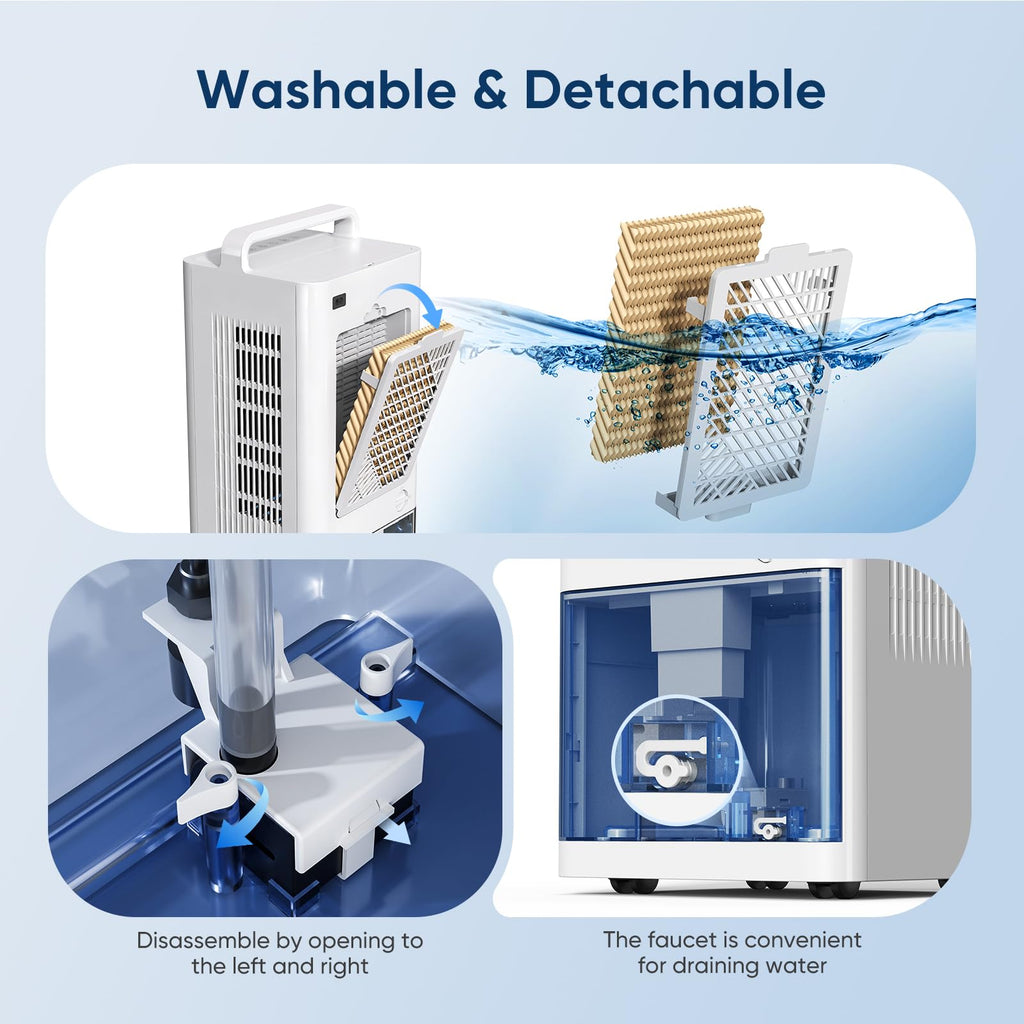 Portable 4-IN-1 Evaporative Air Cooler 3-Gal K367